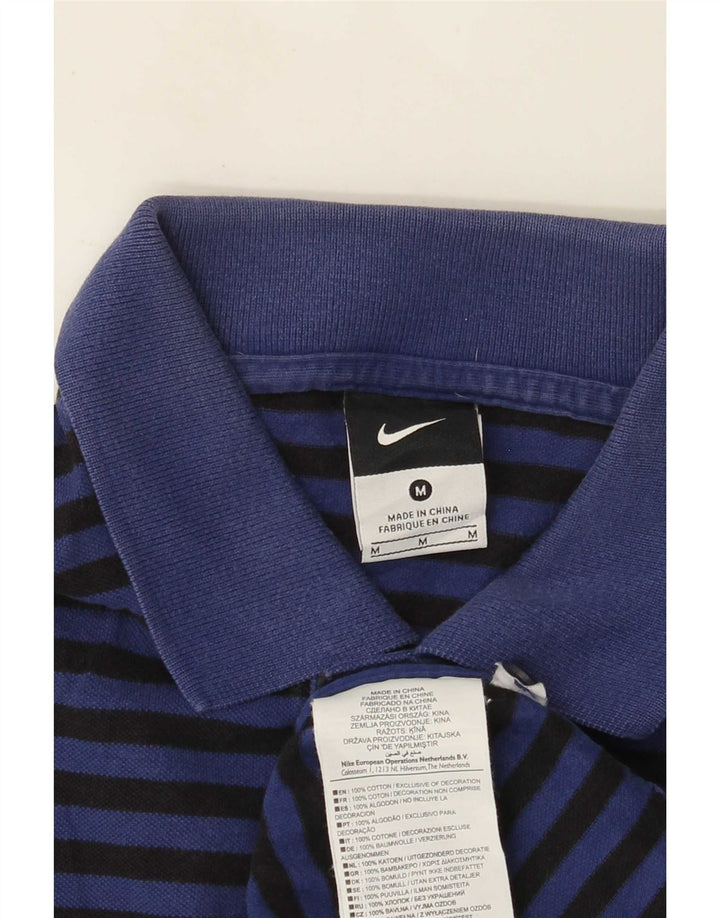 Męska koszulka polo Nike Inter Mediolan, średnia, bawełniana w granatowe paski