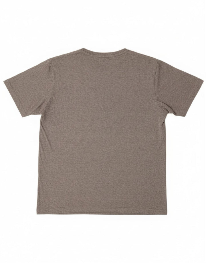 Męska koszulka z grafiką Kappa Top 2XL, szara bawełna