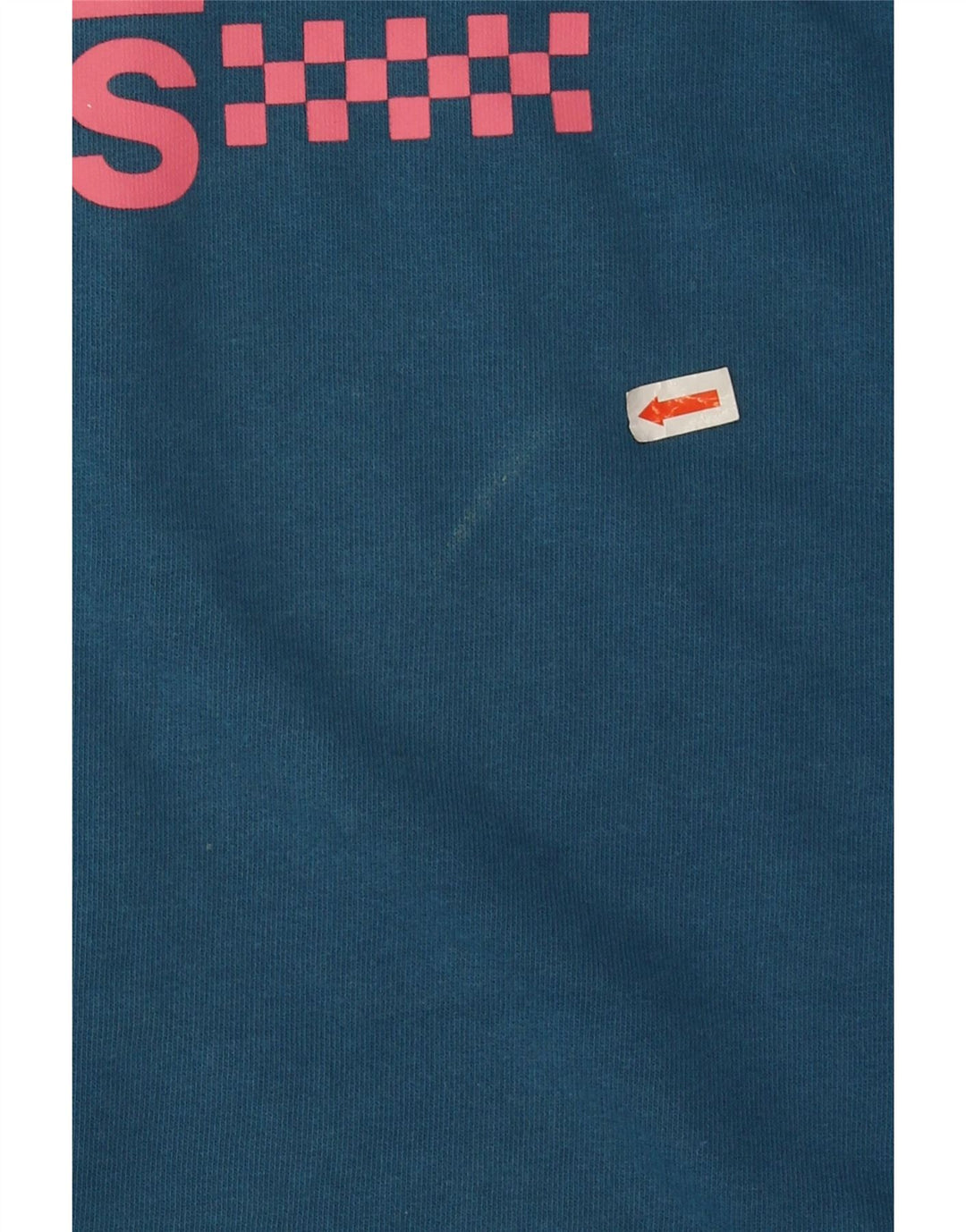 Męski sweter z grafiką Vans, średni niebieski, bawełniany