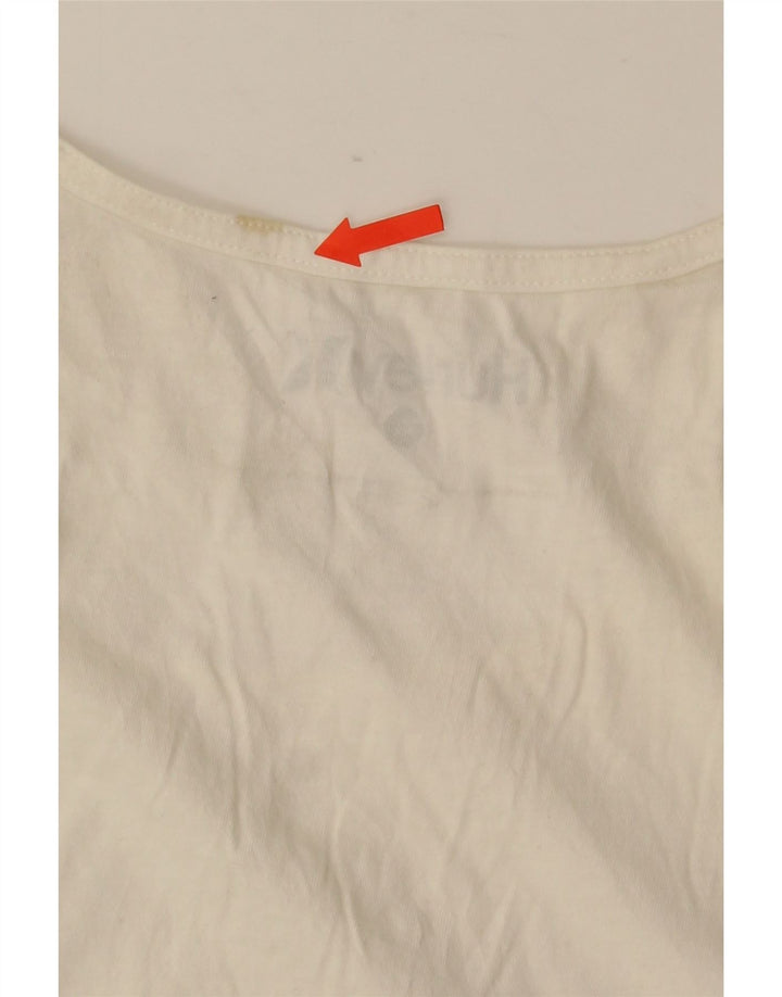 Męska kamizelka z grafiką HURLEY XL, biała, bawełniana