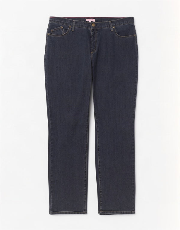 Marks & Spencer Damskie Per Una Straight Jeans UK 18 XL W38 L30 Granatowe