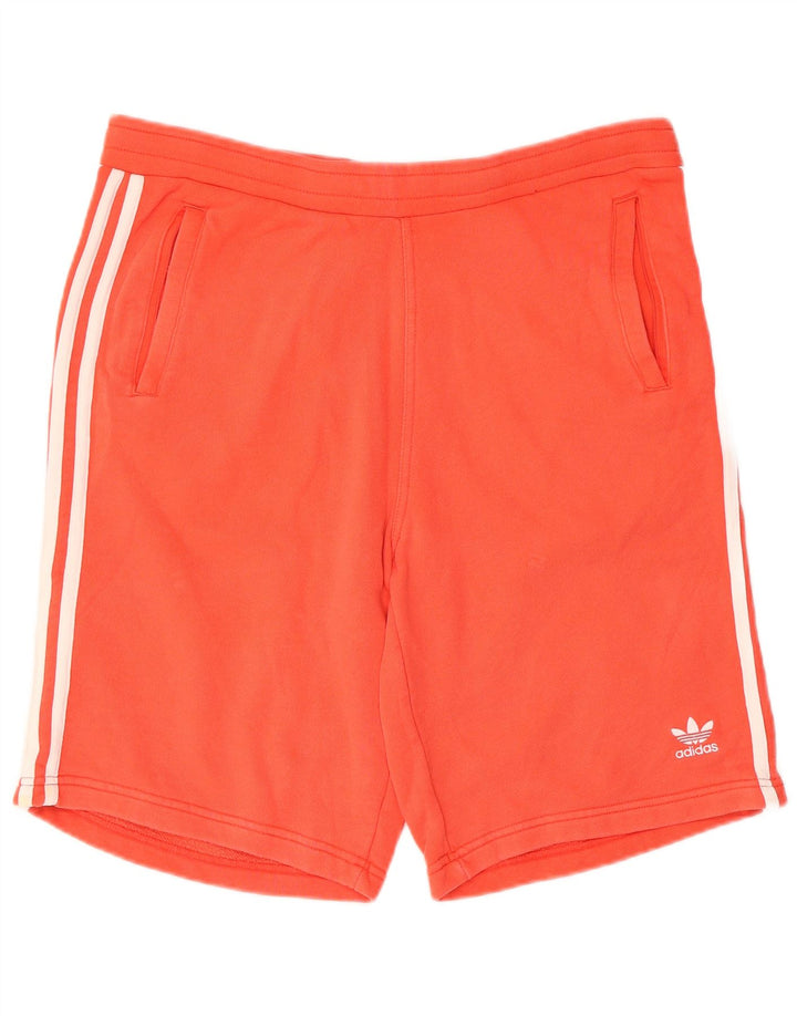 Męskie spodenki sportowe Adidas, duże, czerwone, bawełniane