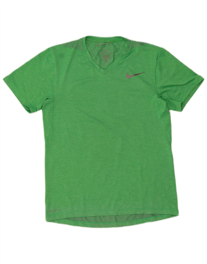 Męski T-shirt Nike Dri Fit, średni zielony