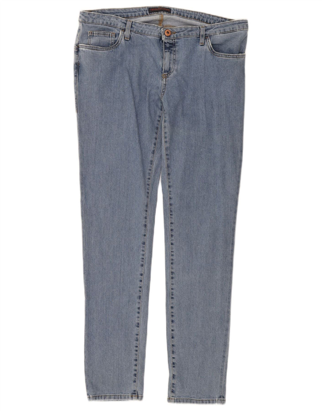 Damskie jeansy skinny TRUSSARDI IT 47 Large W33 L32 Niebieskie