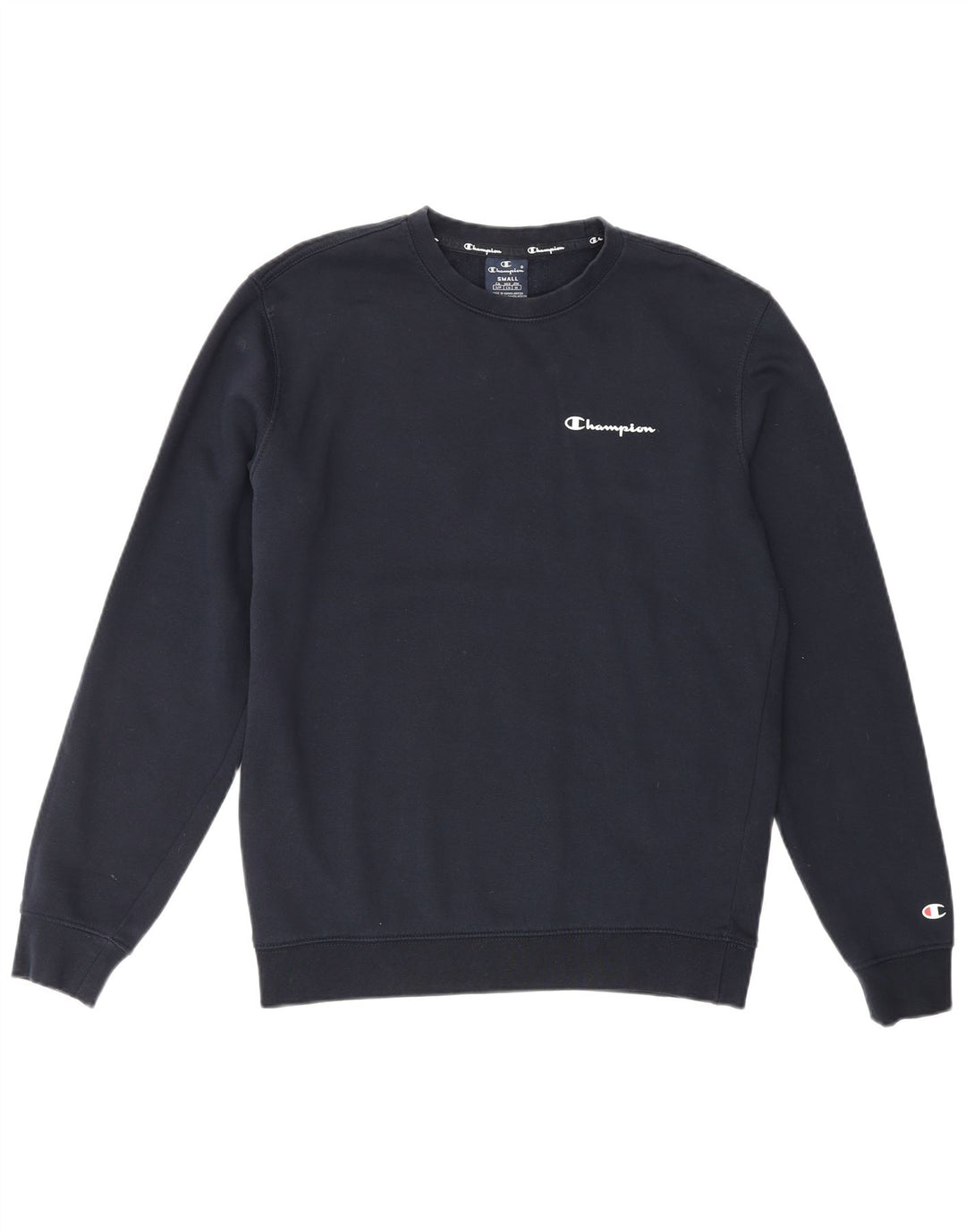 Męska bluza z grafiką CHAMPION, mała, granatowa, bawełniana