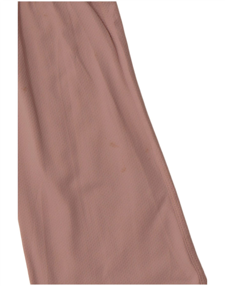 LULULEMON Damski krótki top z długim rękawem i luźnym krojem, UK 14, średni róż