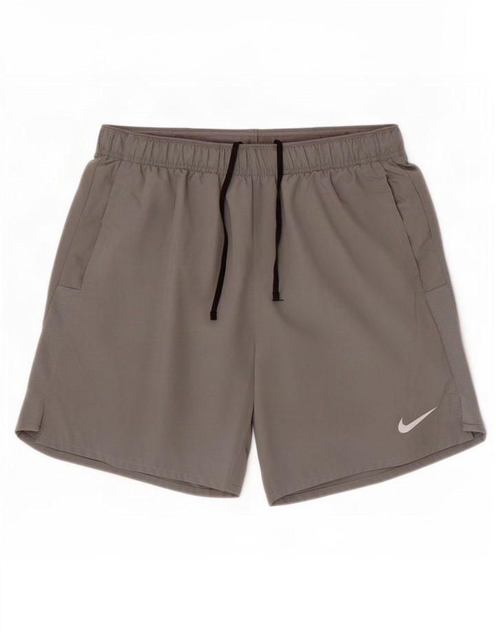 Męskie spodenki sportowe Nike Dri Fit, średnioszary, poliestrowy