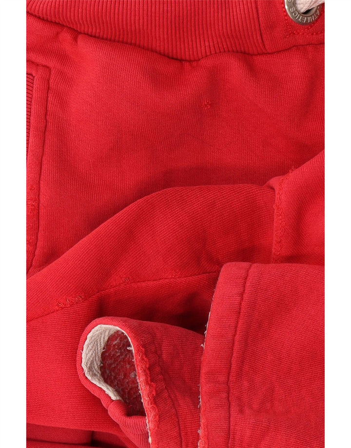 Męskie spodnie dresowe Superdry Graphic, średnio czerwone
