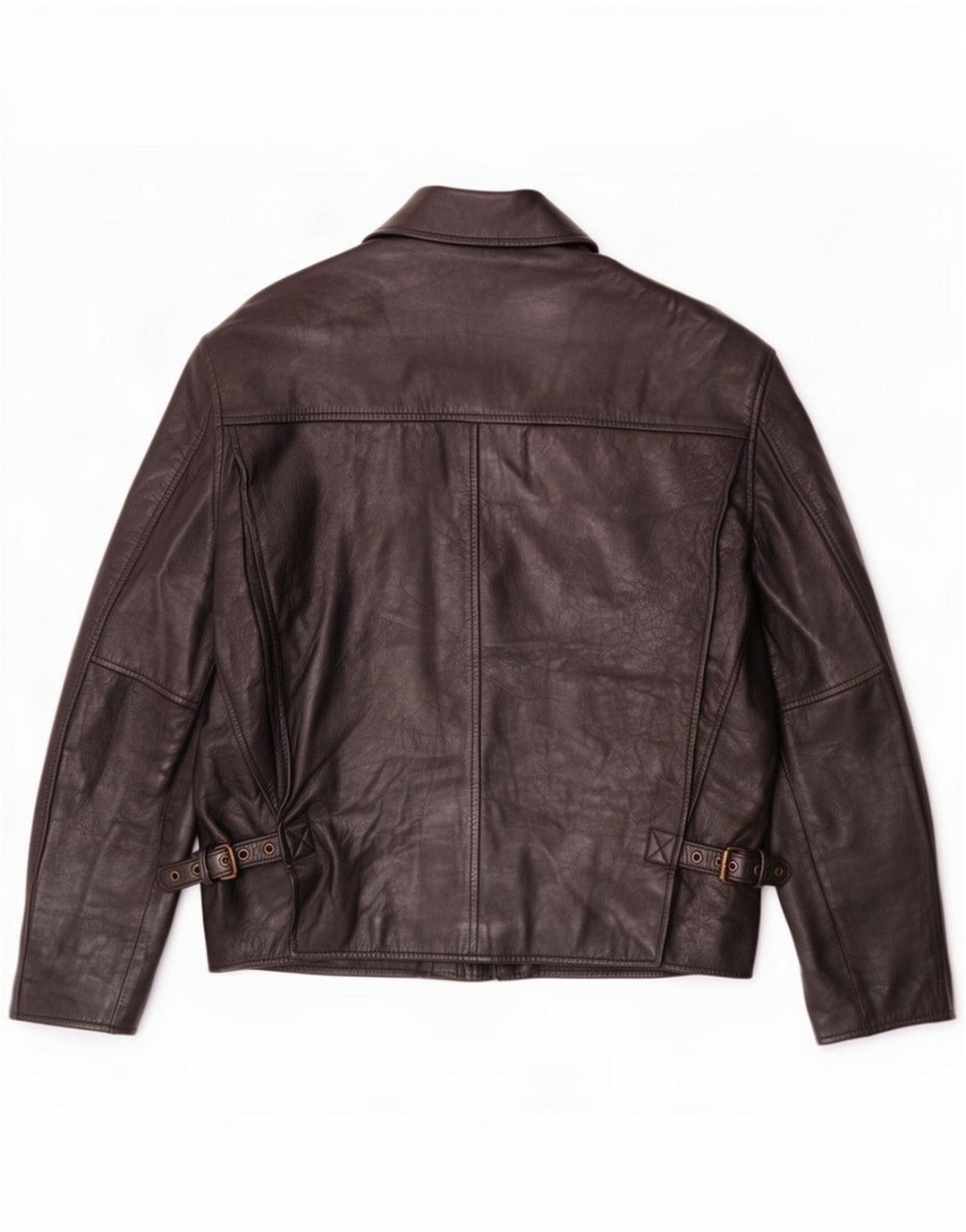 Męska kurtka skórzana vintage IT 48 Medium Black