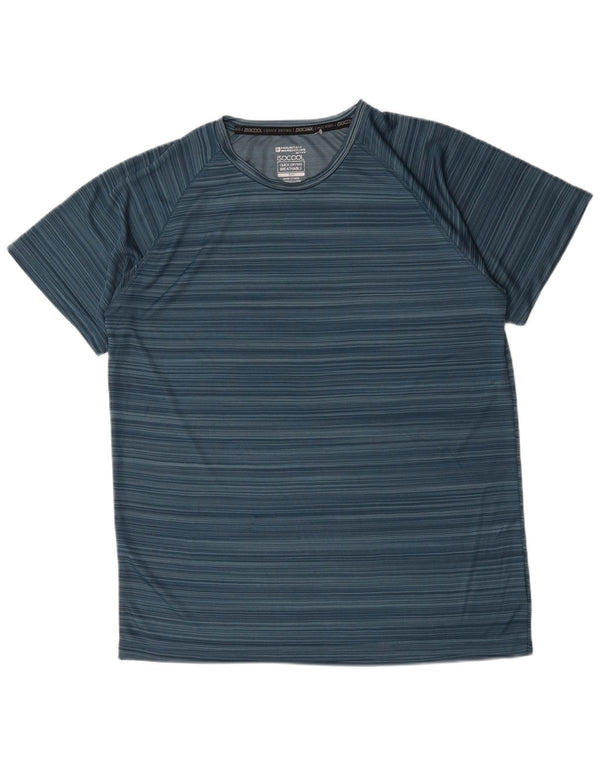 Męska koszulka t-shirt Mountain Warehouse XL w niebieskie paski