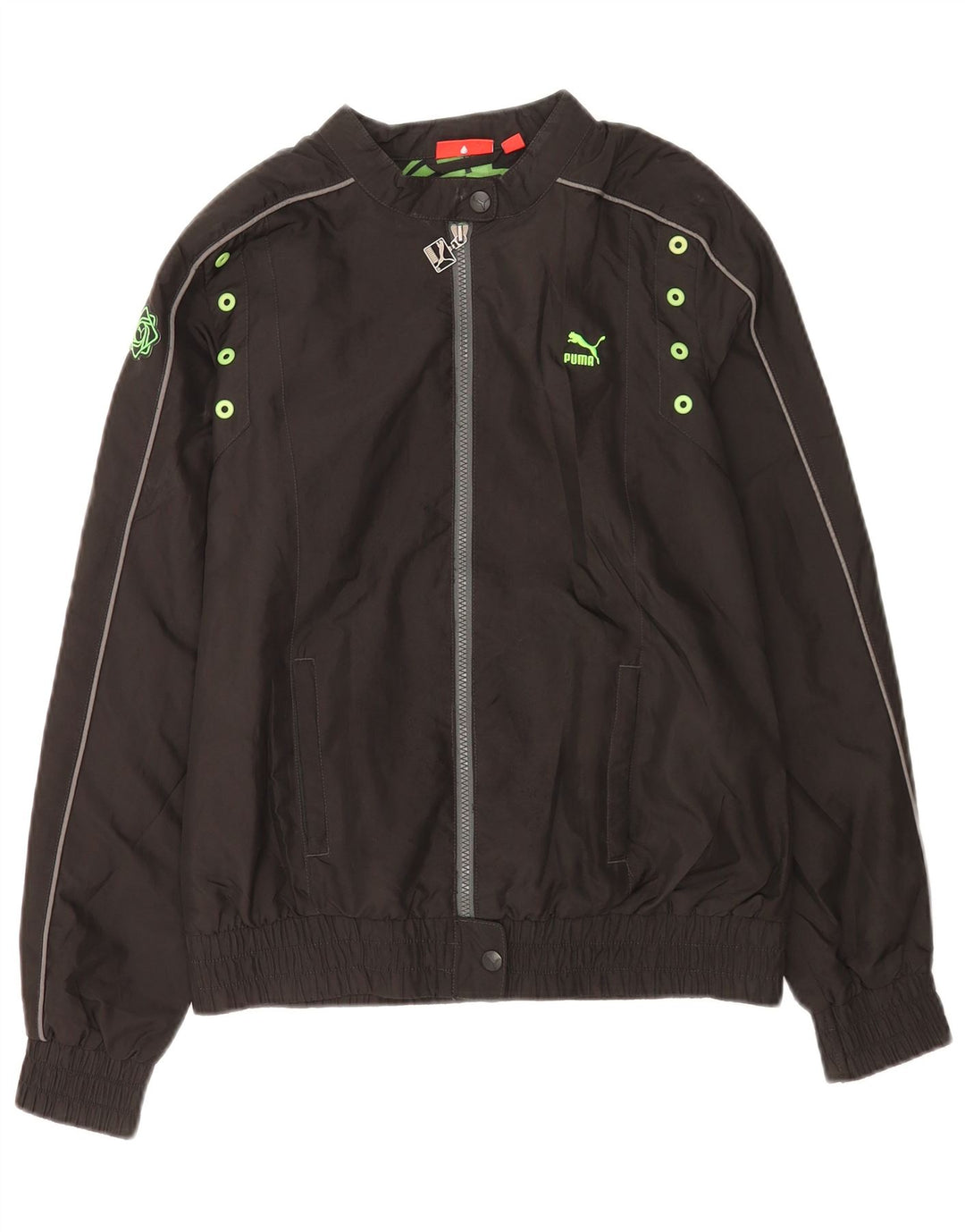 Damska kurtka bomberka Puma UK 12, średni czarny poliester