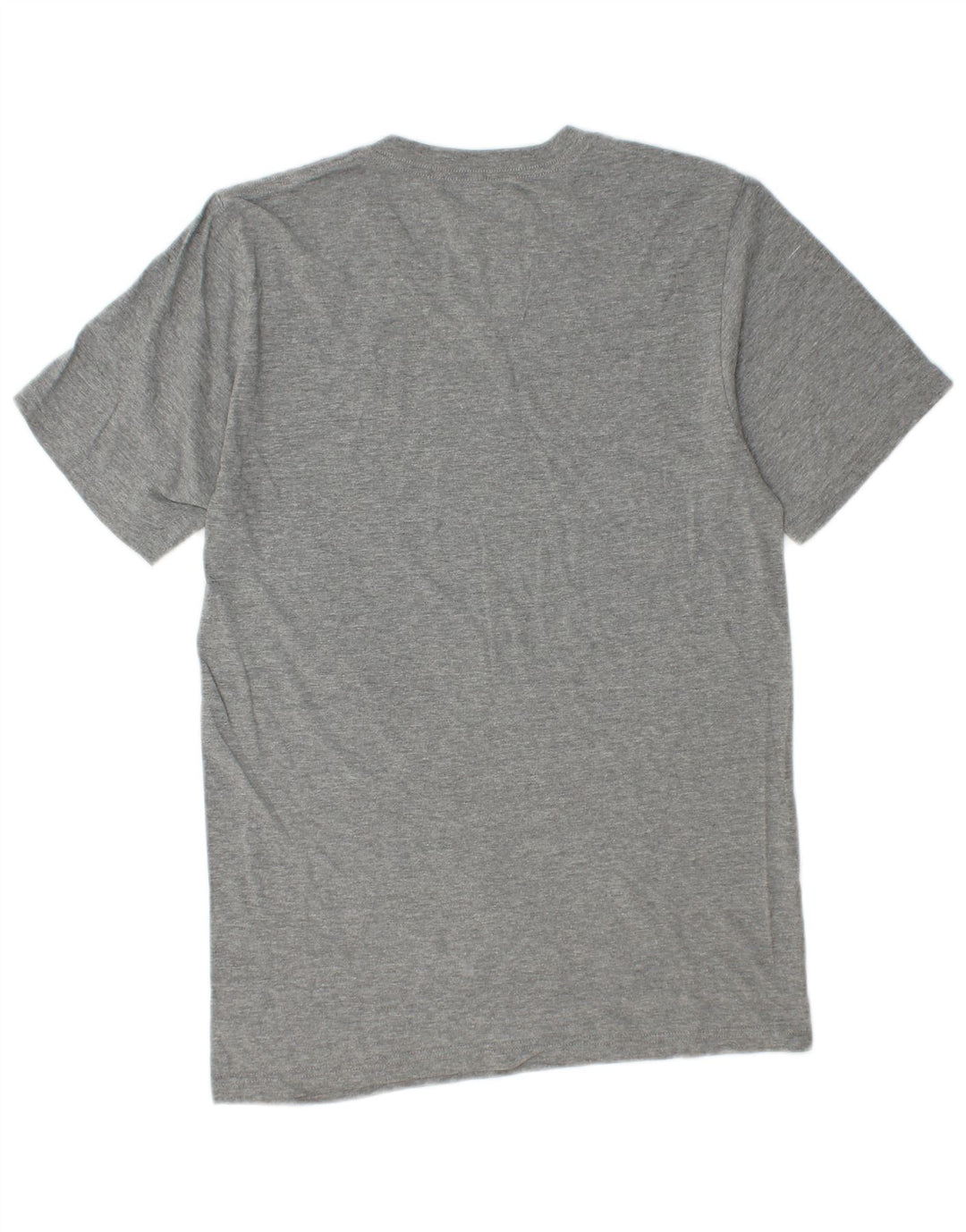 Męski T-shirt Nike o regularnym kroju, mały, szary, z bawełny w cętki