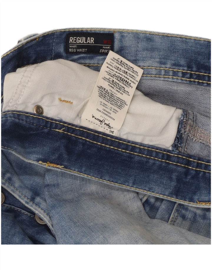 PEPE Jeans Damskie proste dżinsy W33 L32 Niebieskie bawełniane