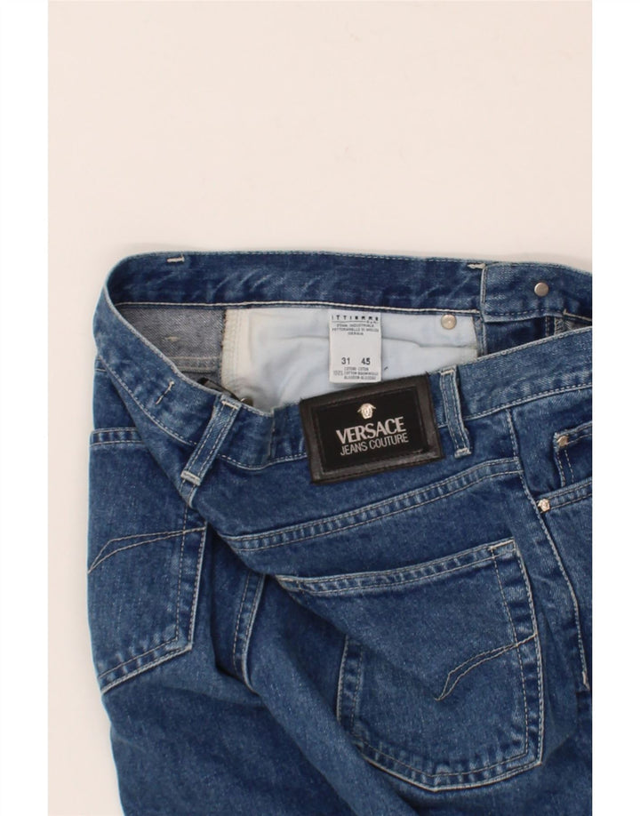 VERSACE Mens Cropped Jeans W31 L23 Blue Cotton Vintage Versace and Second-Hand Versace from Messina Hembry 