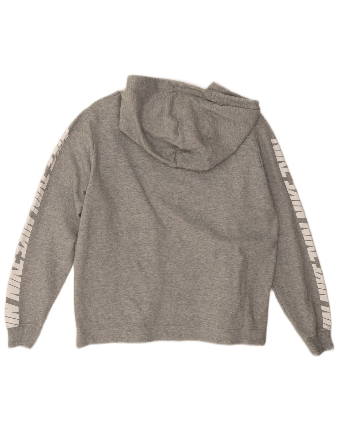 Damski sweter z kapturem Nike Graphic Oversize UK 14, średnioszary, bawełniany