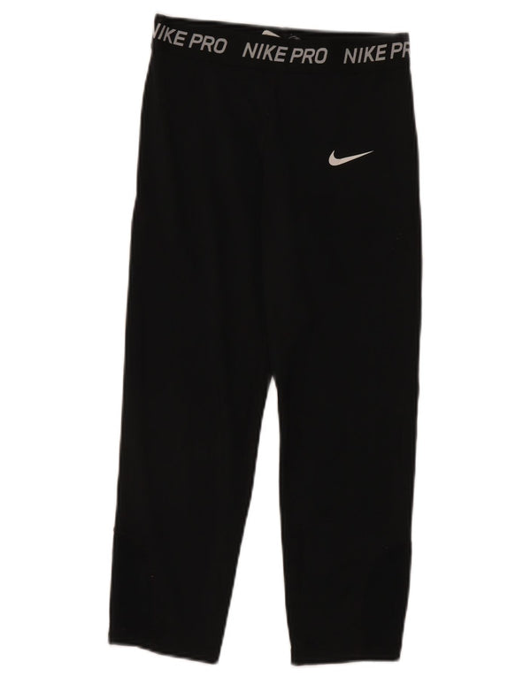 Damskie legginsy Nike Graphic UK 4 XS, czarne, poliestrowe