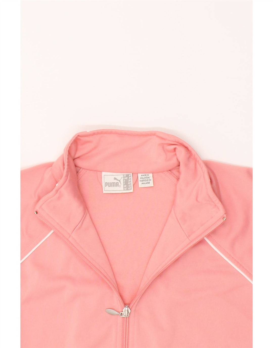 PUMA Womens Tracksuit Top Jacket UK 12 Medium  Pink Polyester Vintage Puma and Second-Hand Puma from Messina Hembry 