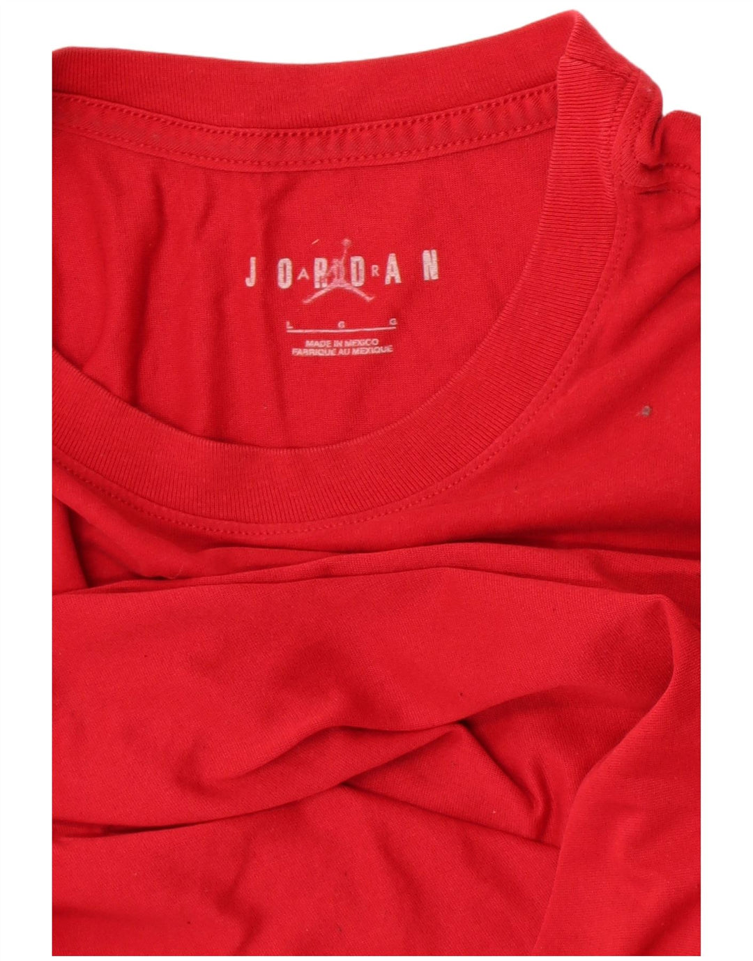 Męski T-shirt z grafiką Jordan, duży, czerwony