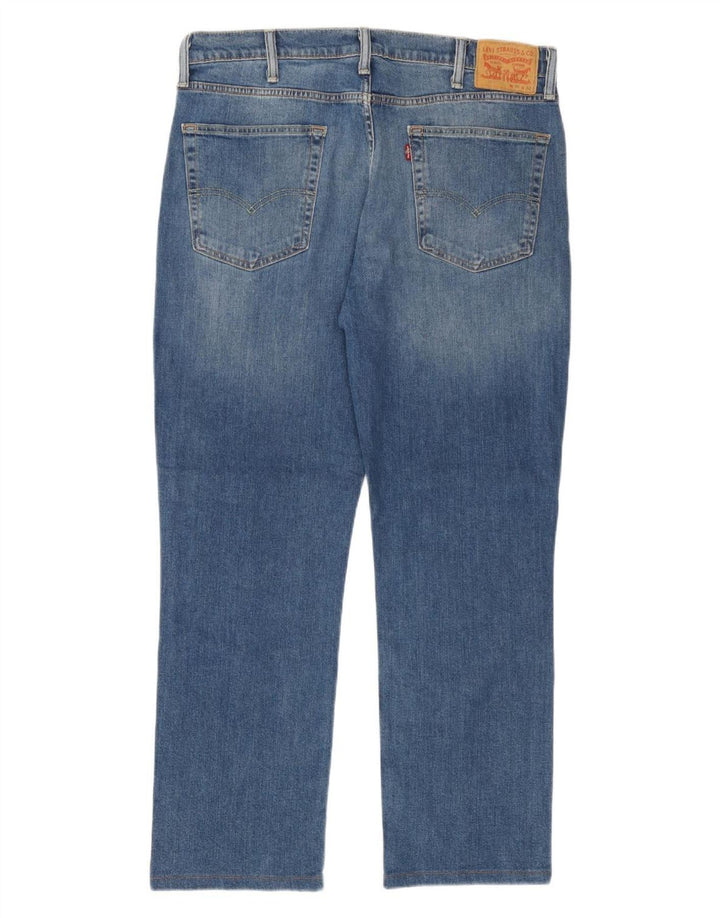 Męskie jeansy Levi's 514 Straight W38 L32 Niebieskie bawełniane