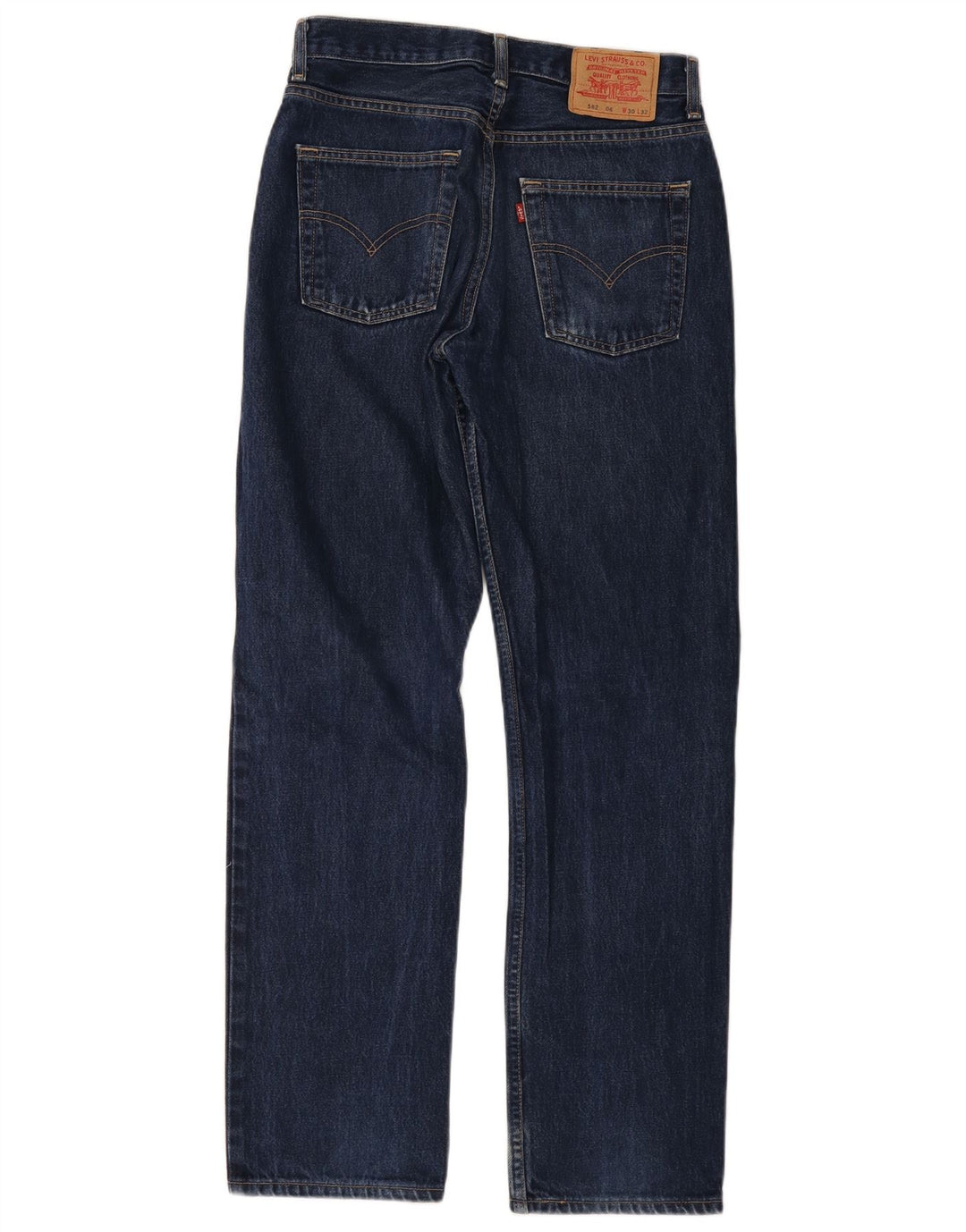 Męskie jeansy Levi's 582 Straight W30 L32 Niebieskie bawełniane