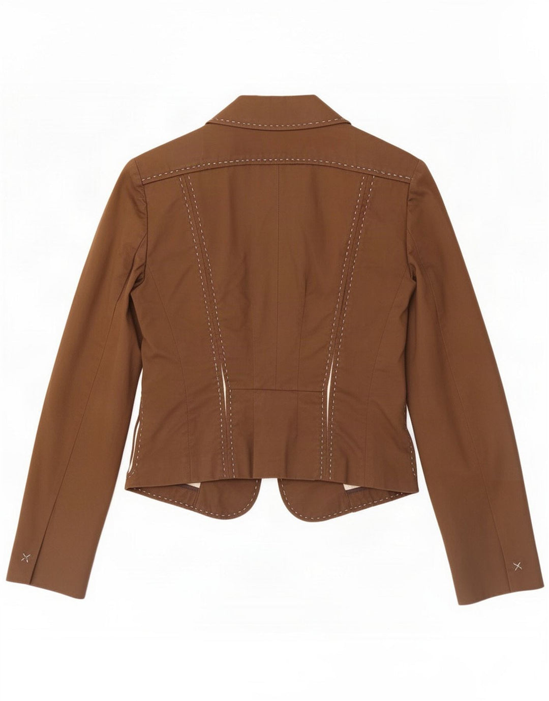 Damska marynarka Sportmax UK 12 Medium Brown Cotton