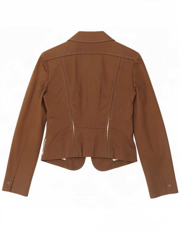 Damska marynarka Sportmax UK 12 Medium Brown Cotton