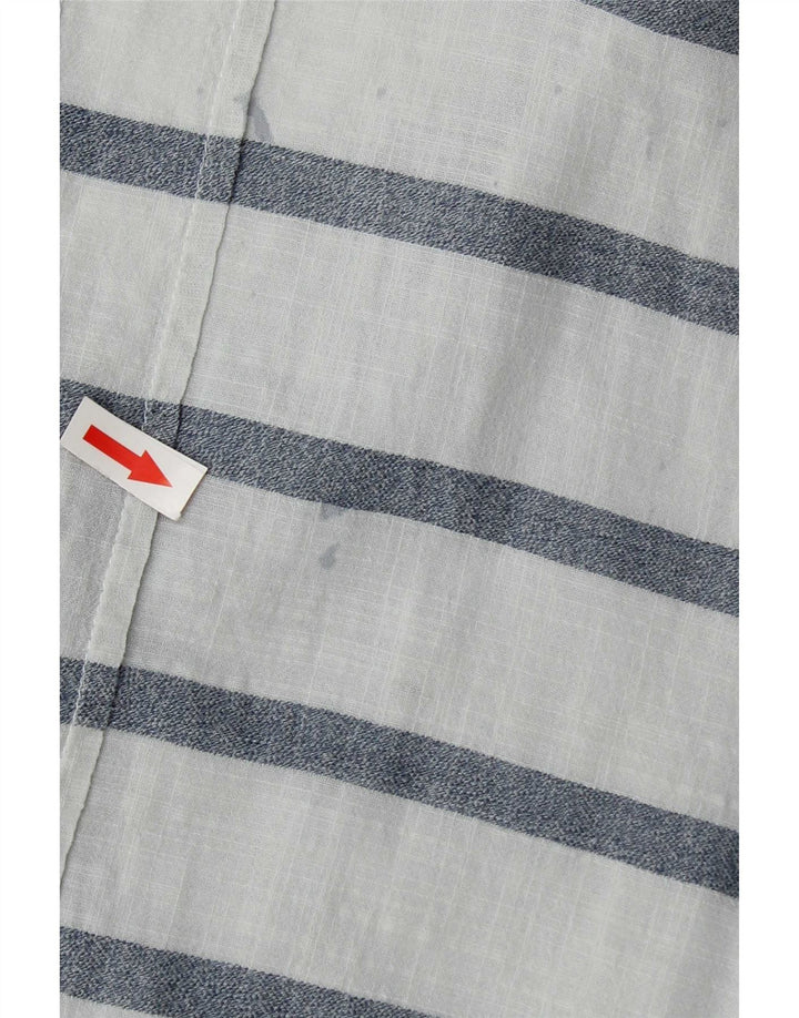 Damska bluzka oversize Zara UK 18 XL w niebieskie paski