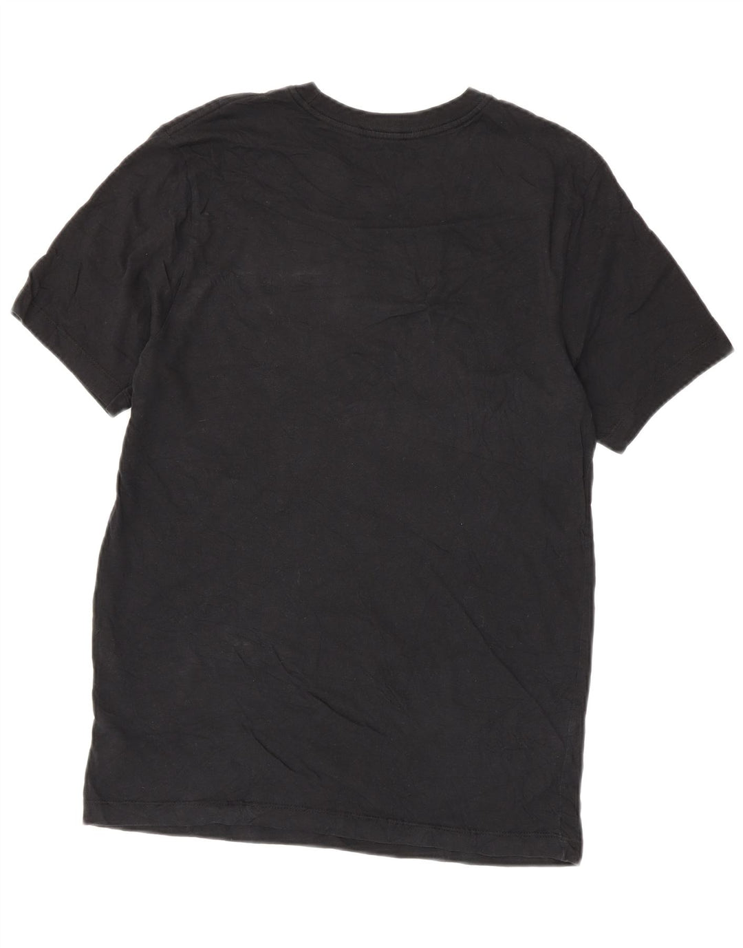 Męski T-shirt z grafiką NIKE Top, średni czarny, bawełniany
