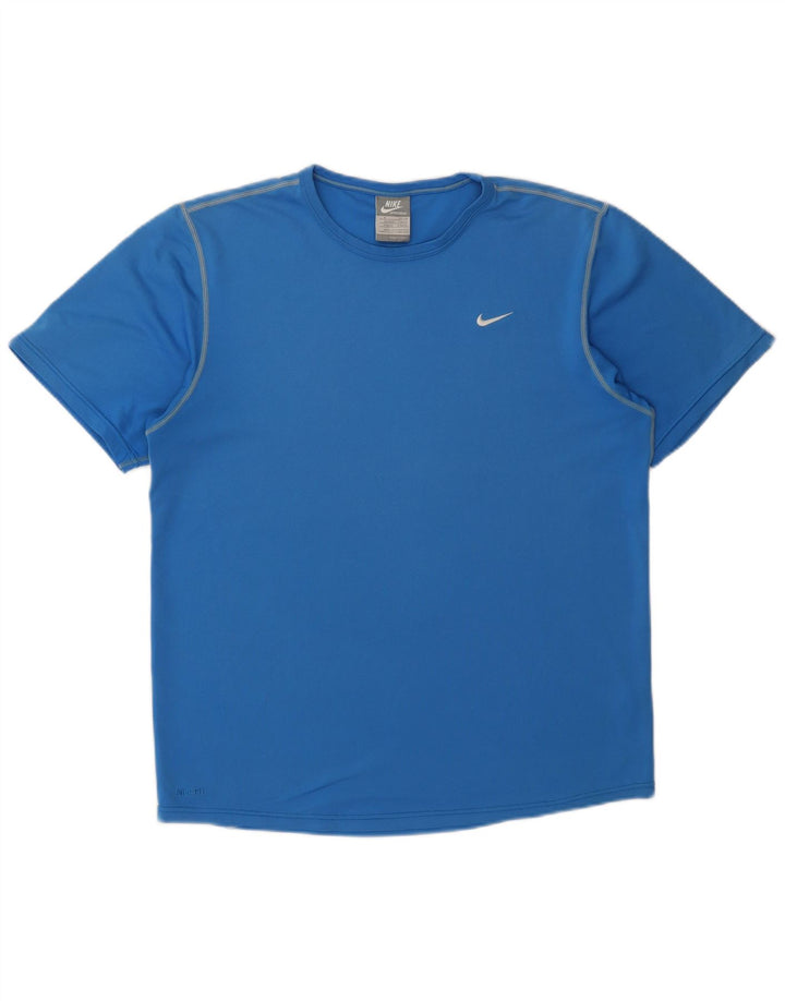 T-shirt męski NIKE Fit Dry, UK 39/41, średni niebieski