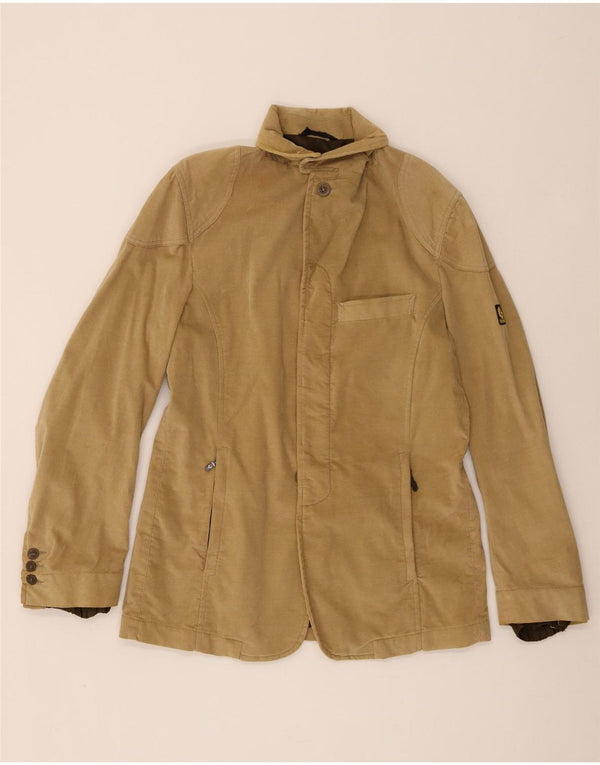 Męska marynarka Belstaff UK 36 Small Beżowa Bawełniana
