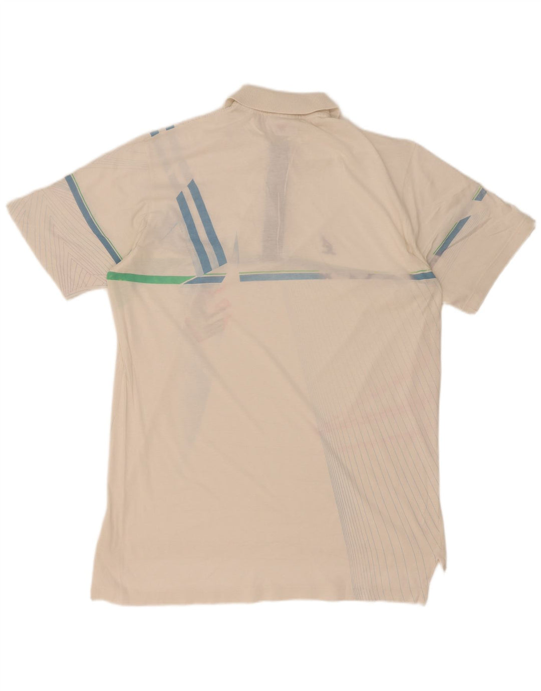 Męska koszulka polo AUSTRALIAN L'ALPINA IT 48 Średniobiała, geometryczna