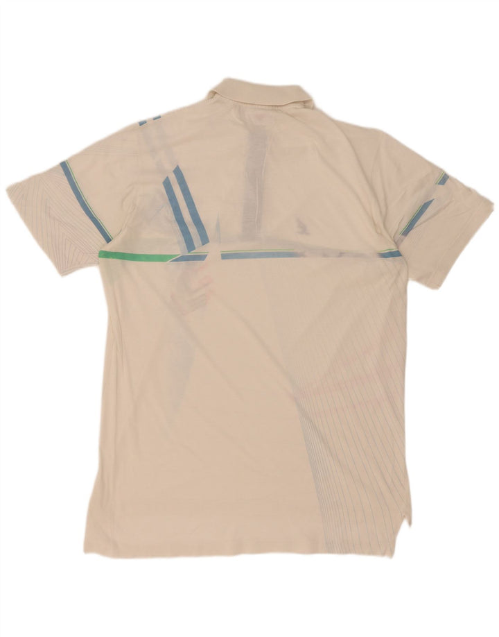 Męska koszulka polo AUSTRALIAN L'ALPINA IT 48 Średniobiała, geometryczna