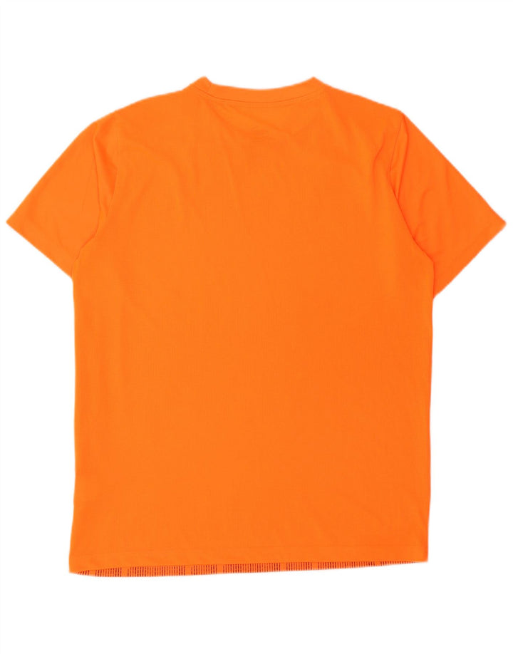 T-shirt chłopięcy Puma 15-16 lat XL, pomarańczowy, geometryczny poliester