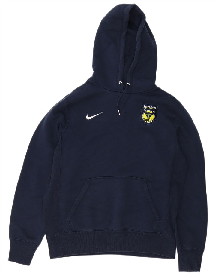 Męski sweter z kapturem Nike, średni granatowy, bawełniany
