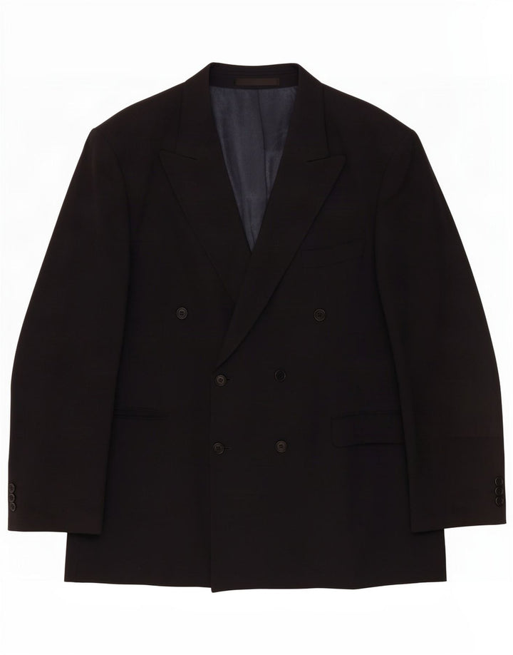 Marks & Spencer Męska marynarka dwurzędowa UK 46 XL granatowa