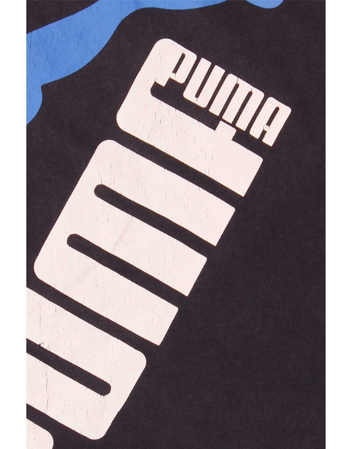 Męska kamizelka z grafiką Puma, duża, granatowa