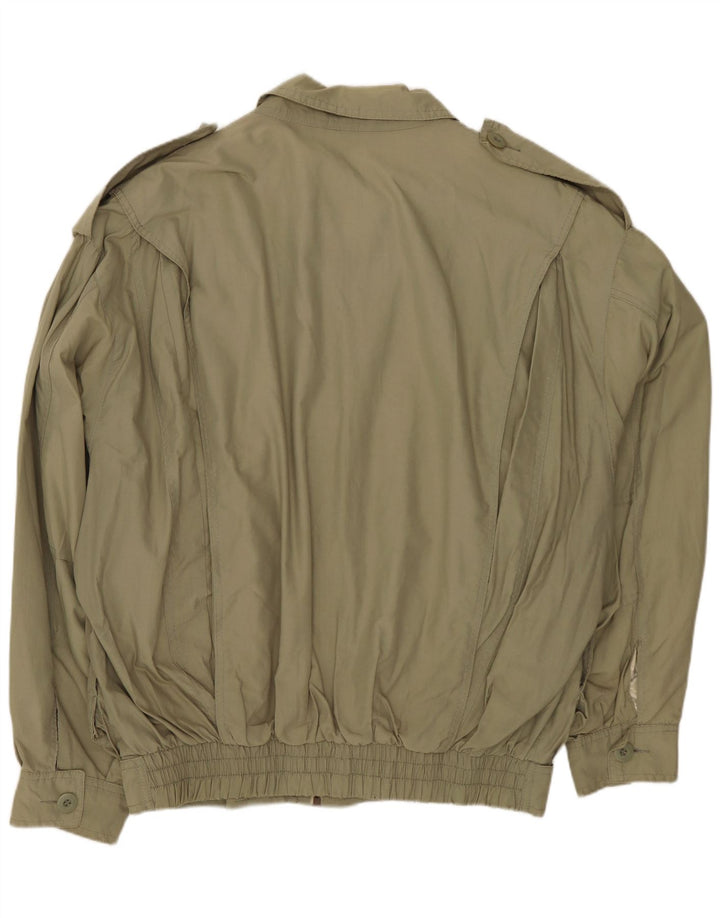 Męska kurtka wojskowa Vintage IT 50, duża, bawełniana khaki