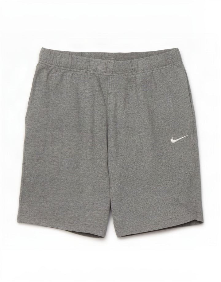 Męskie spodenki sportowe Nike, średnioszare, bawełniane w cętki