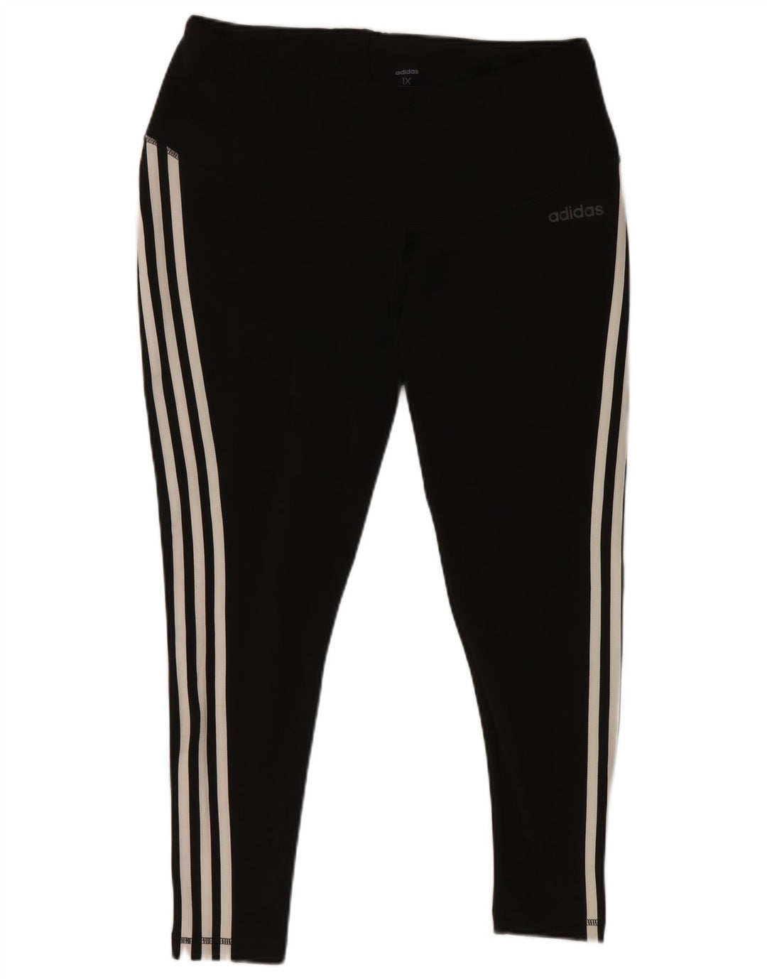 Damskie legginsy Adidas Climalite Crop UK 20/22 XL Czarny poliester