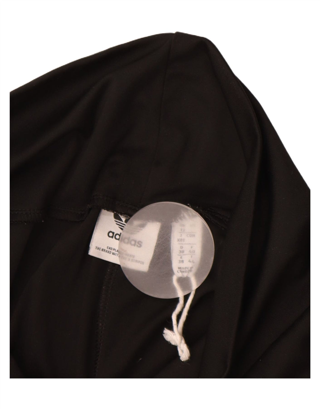 Damskie legginsy ADIDAS Graphic UK 12, średni czarny poliester