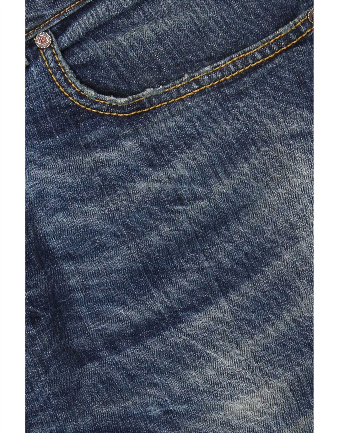 Męskie jeansy slim Zu Elements W40 L30 Niebieskie bawełniane