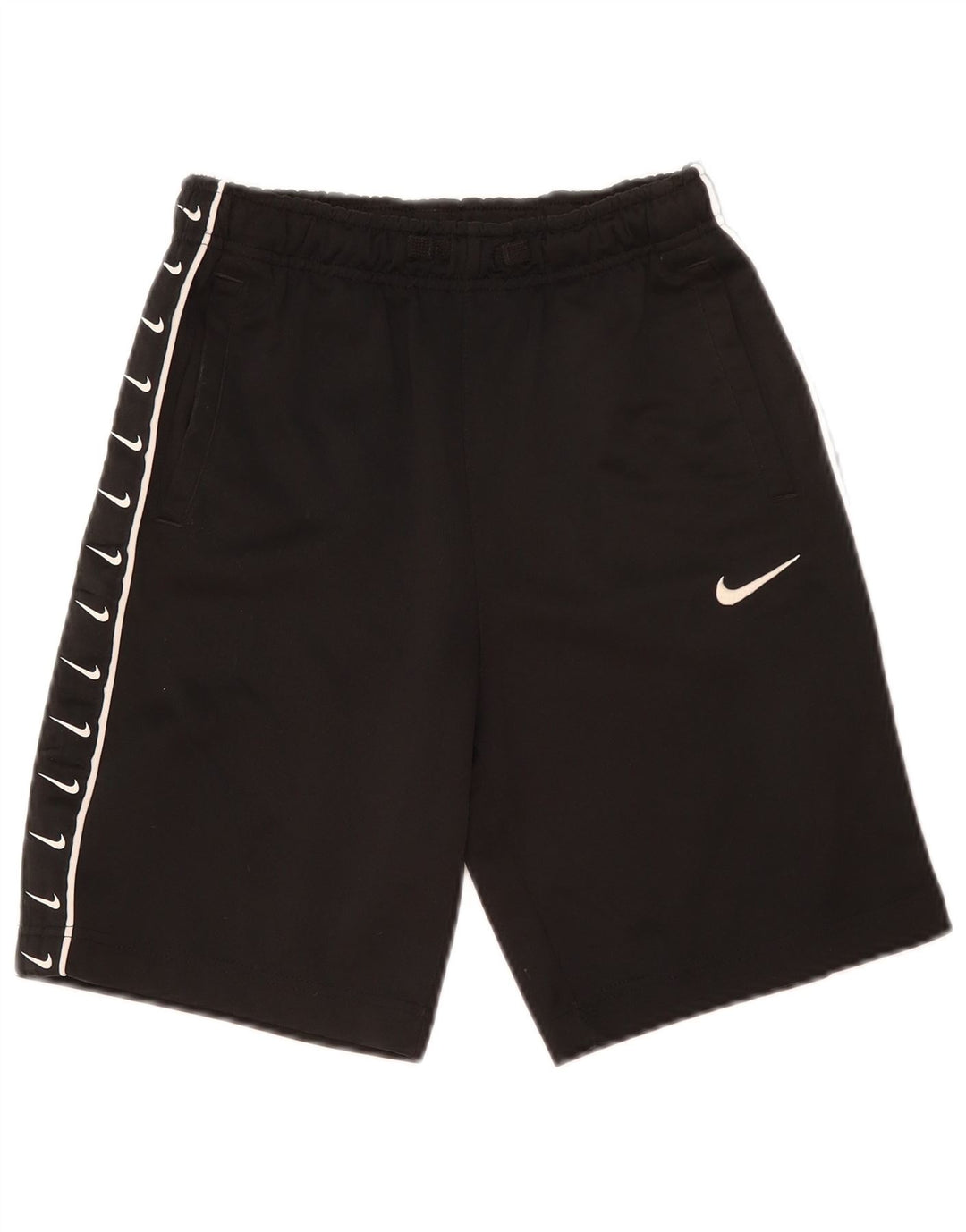 Chłopięce spodenki sportowe Nike z grafiką, duże, 12-13 lat, czarne, poliestrowe