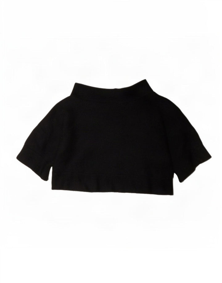 Damski krótki top Emporio Armani EU 38, średni czarny
