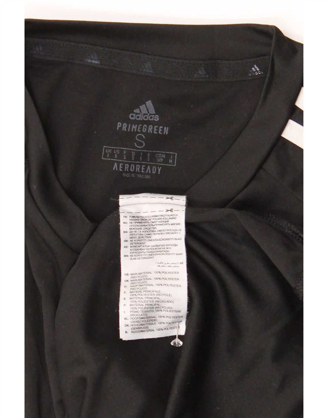 Męska koszulka Adidas Aeroready Top, mała, czarna, z poliestru