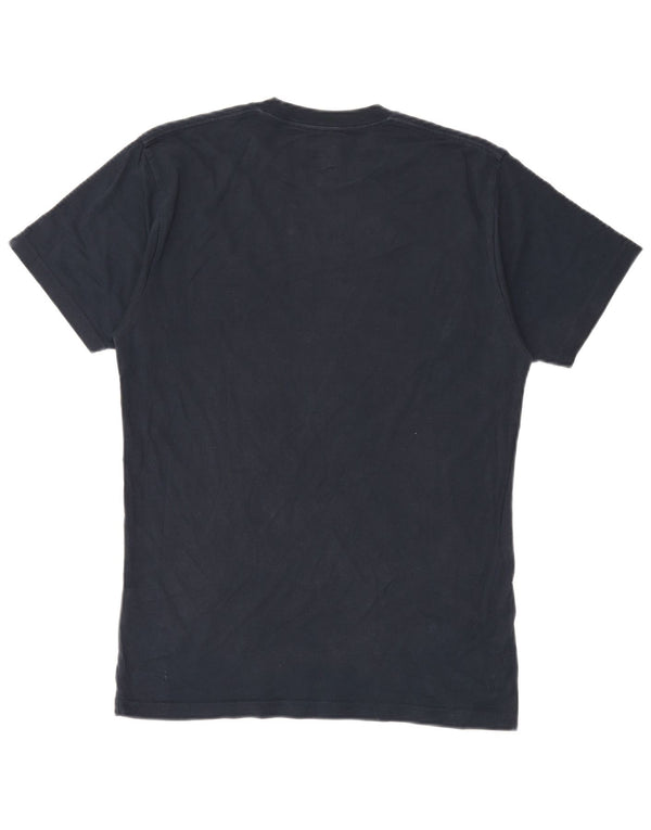 Vans Mens Classic Fit T-Shirt Top Medium Navy Blue Cotton