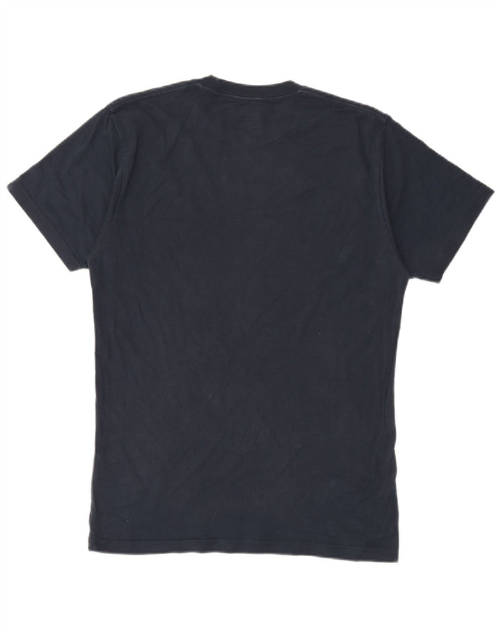 T-shirt męski Vans o klasycznym kroju, średni, granatowy, bawełniany