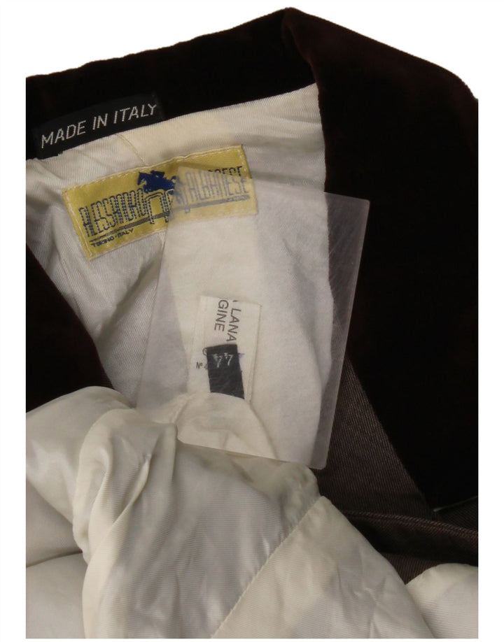 ALESSANDRO ALBANESE Damska marynarka jeździecka IT 44 Średni brąz