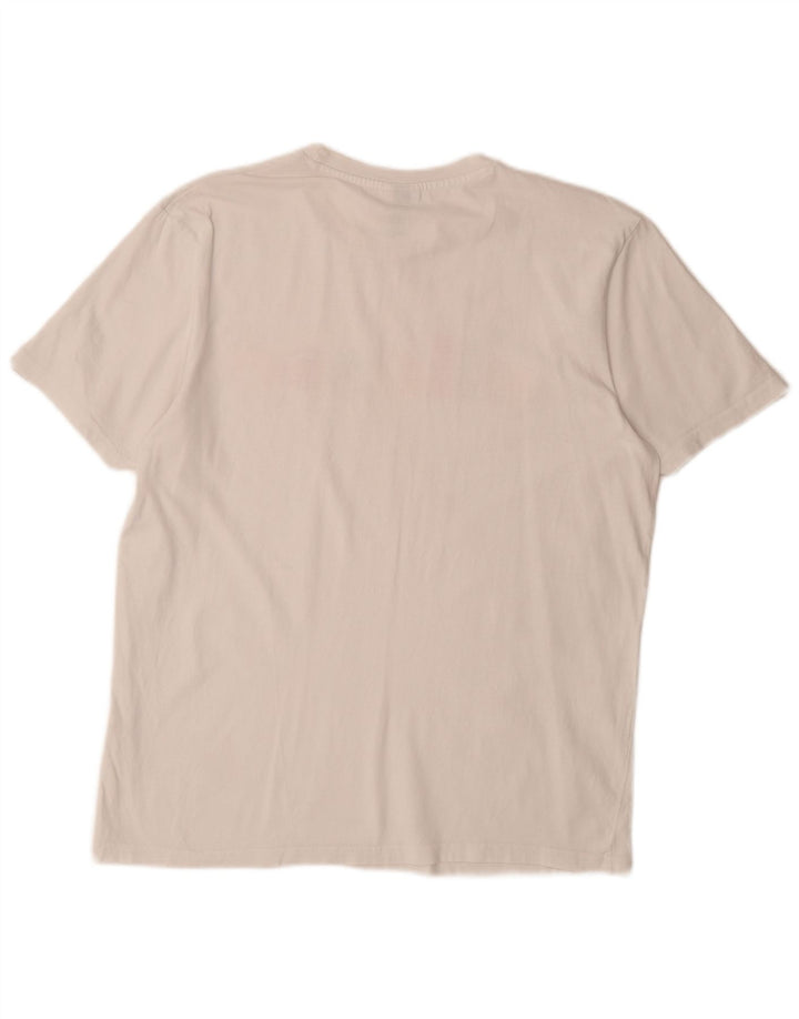 Męski T-shirt z grafiką ELLESSE, duży, biały