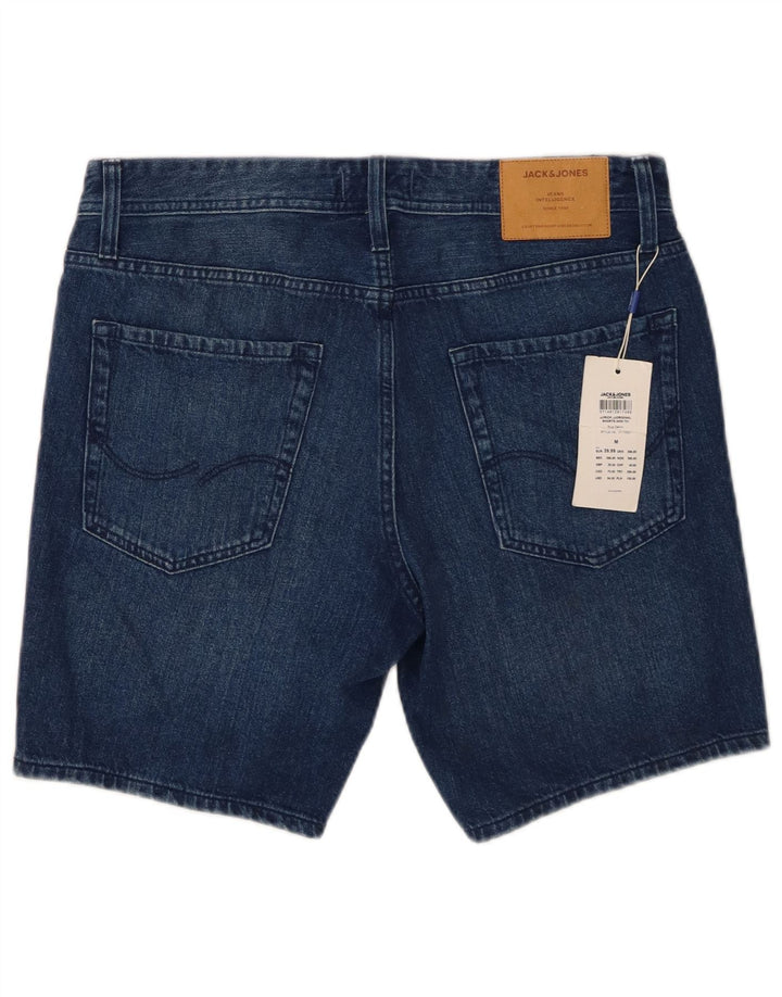 Męskie spodenki jeansowe Jack & Jones o regularnym kroju, średnie W32, niebieska bawełna