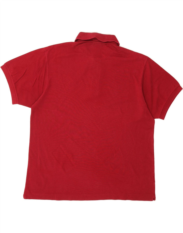 LACOSTE Mens Polo Shirt Size 6 XL Red Cotton Vintage Lacoste and Second-Hand Lacoste from Messina Hembry 